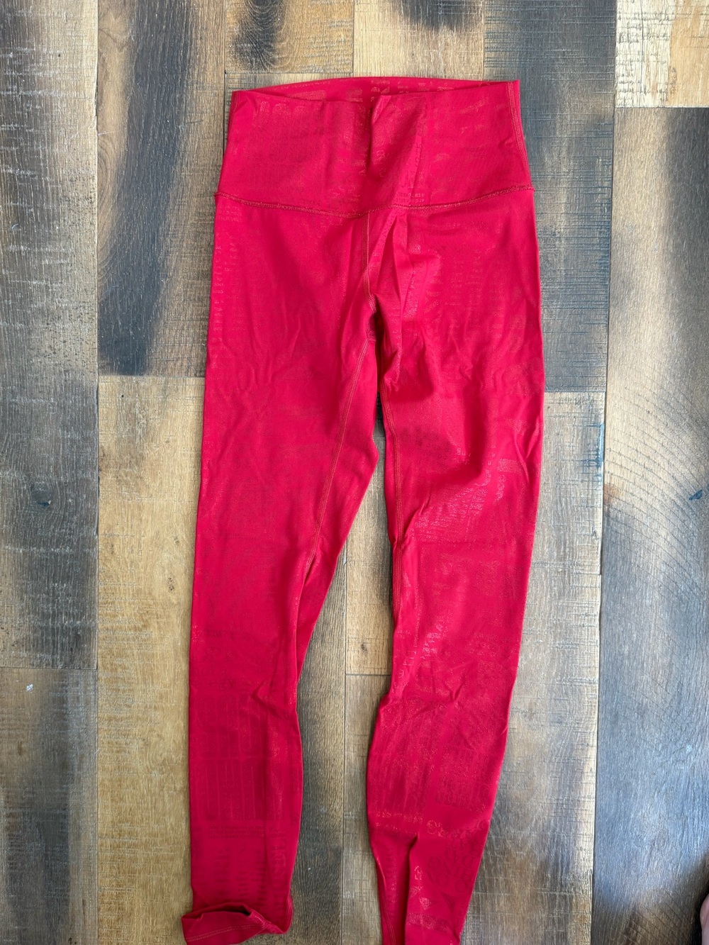 Lululemon red leggings